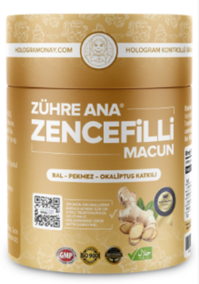 ZÜHREANA ZENCEFİLLİ MACUN 240 GR